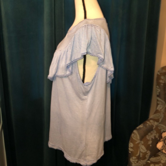 Blue and white stripe shirt - Picture 3 of 6